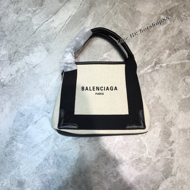 Balenciaga專櫃經典爆款帆布購物袋手提包 巴黎世家超級迷你托特帆布包 fyj1679